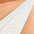 Классик белый потолочный плинтус — детальное изображение